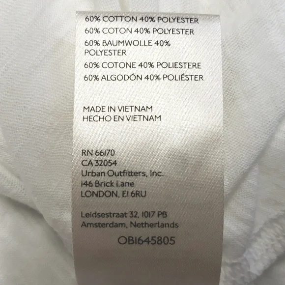 Free People Aria Trapeze Top White Women's Size Extra Small Oversized - Picture 12 of 13